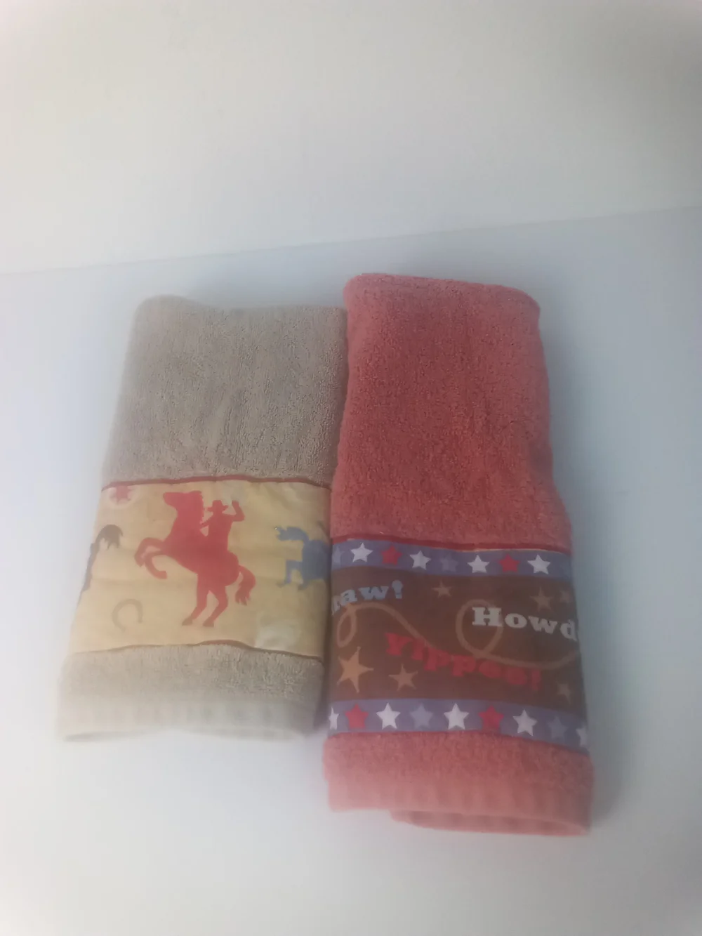 Cotton Hand Towels Western Print